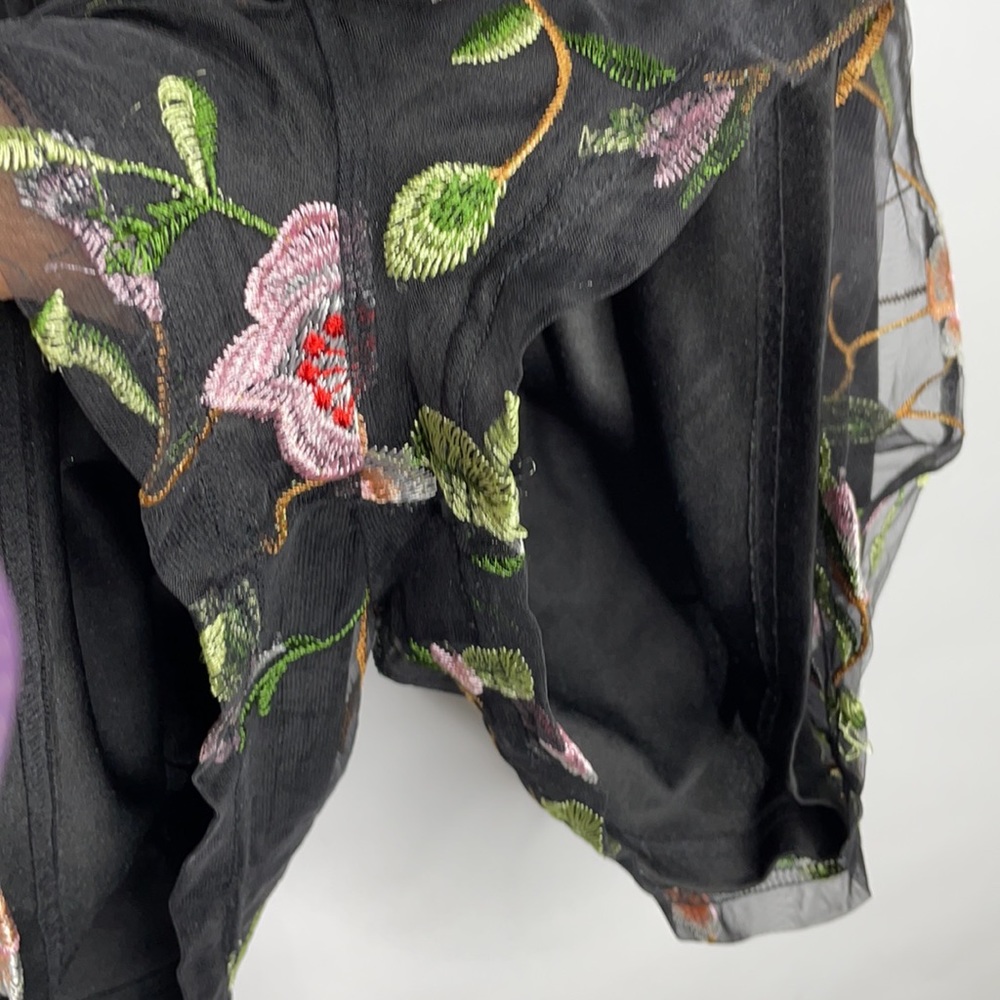 Urban Outfitters Embroidered Mesh Romper (M) - Picture 8 of 9